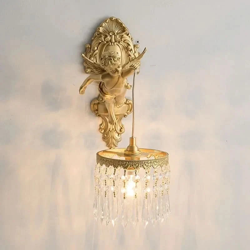 LUMICHERIX – Decorative Angel Wall Light for Timeless Home Elegance