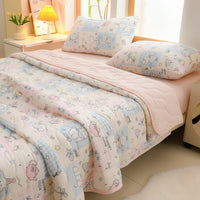 FLORABREEZE – Couverture estivale florale douce et respirante pour le confort
