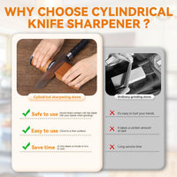 SharpEdge - Professional Knife Sharpener with Diamond Roller & Magnetic Guide 6