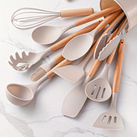 Silicone kitchen utensil set - Heat-resistant & stylish for every kitchen 1