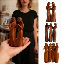Sisters Sculpture - Elegant Resin Art Celebrating Friendship and Connection 2