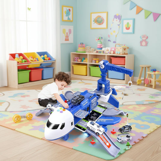 SkyQuest Adventure Toy Set - Airplane and Vehicles for Imaginative Play 0