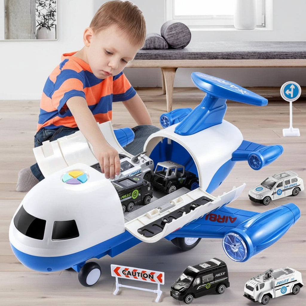 SkyQuest Adventure Toy Set - Airplane and Vehicles for Imaginative Play 3