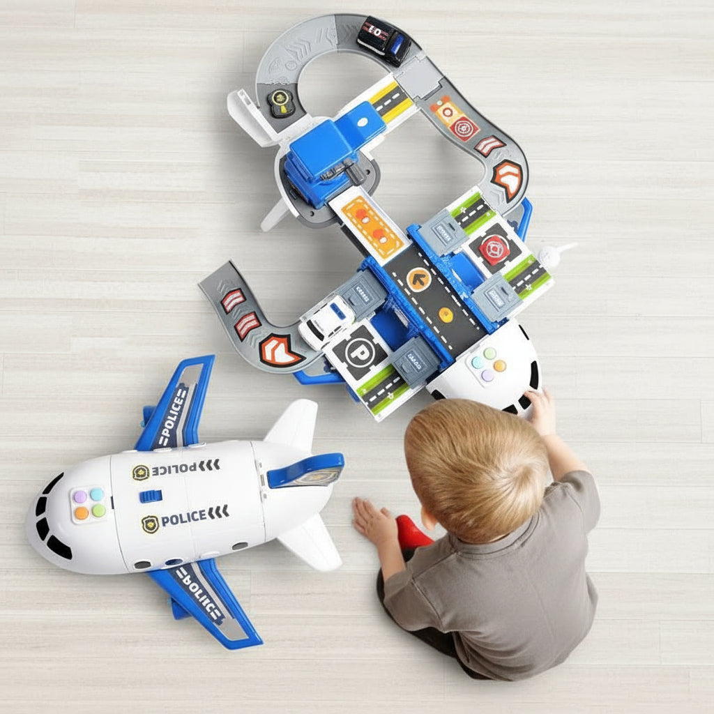 SkyQuest Adventure Toy Set - Airplane and Vehicles for Imaginative Play 4