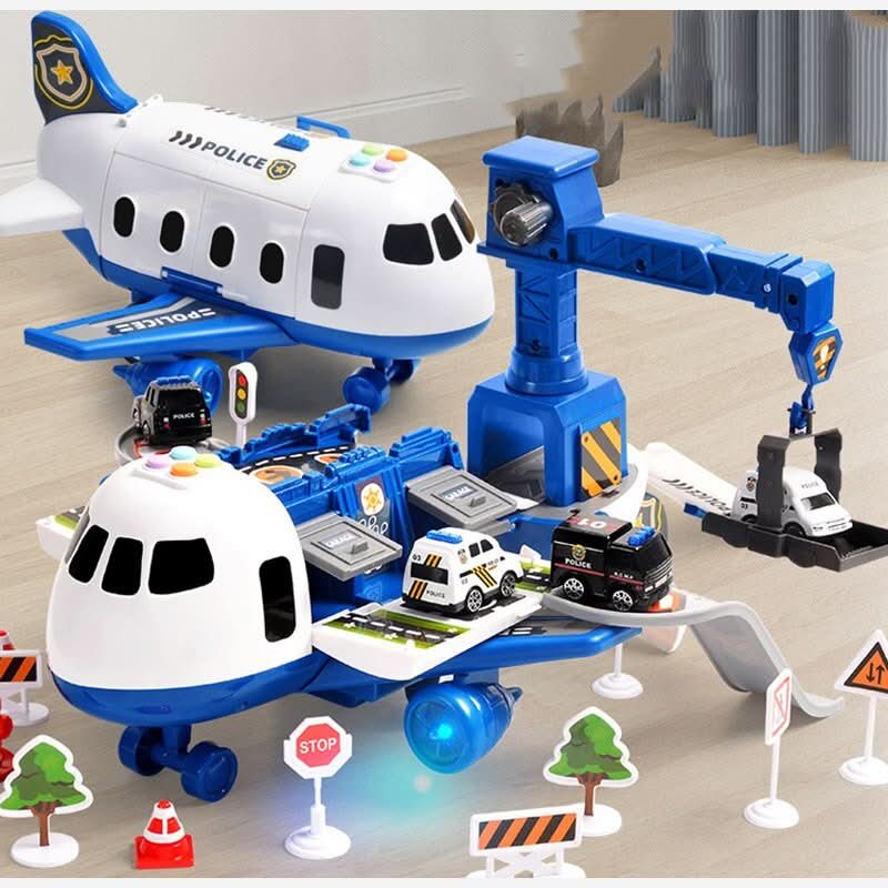 SkyQuest Adventure Toy Set - Airplane and Vehicles for Imaginative Play 7