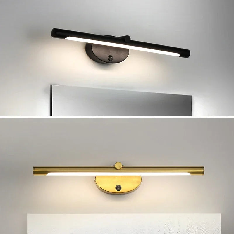Sleek LED Wall Sconce - Minimalist Touch Switch Wall Lamp for Modern Spaces 1