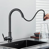 SmartSpout - Antique Bronze Kitchen Faucet With Pull-Out Sprayer For Flexibility 2