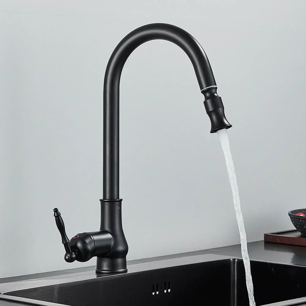 SmartSpout - Antique Bronze Kitchen Faucet With Pull-Out Sprayer For Flexibility 4