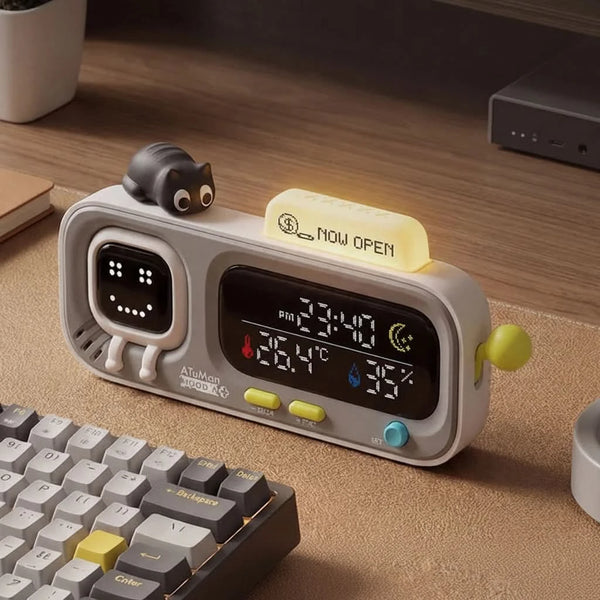 CLIMALIVA – Smart Desktop Clock with Temperature & Humidity Display