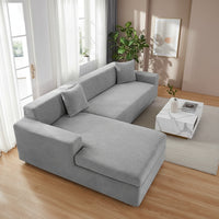 SofaLock - Tailored Polyester Sofa Cover for L-Shaped Sectional Couch Protection 1