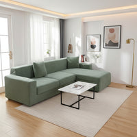 SofaLock - Tailored Polyester Sofa Cover for L-Shaped Sectional Couch Protection 2
