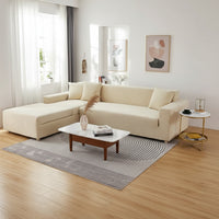 SofaLock - Tailored Polyester Sofa Cover for L-Shaped Sectional Couch Protection 4