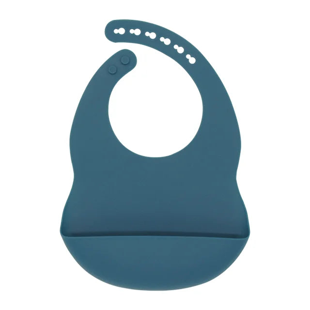 Soft Silicone Baby Bib - Adjustable 4-Speed Design for Mess-Free Feeding 14