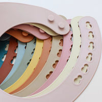 Soft Silicone Baby Bib - Adjustable 4-Speed Design for Mess-Free Feeding 4