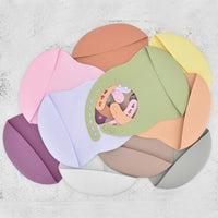 Soft Silicone Baby Bib - Adjustable 4-Speed Design for Mess-Free Feeding 5