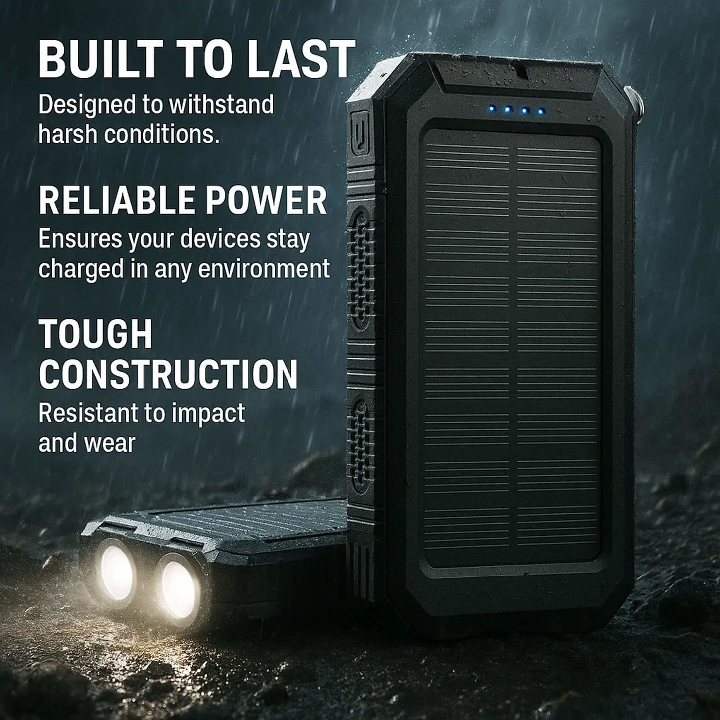 SUNCORE – Batterie externe solaire pour une énergie fiable en voyage