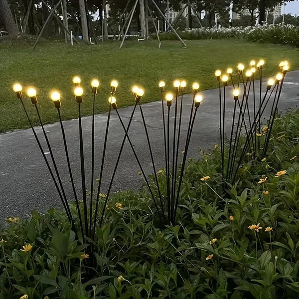 MAGICLIVA – Décoration extérieure solaire en forme de feu d'artifice pour jardins modernes