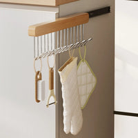 Space-Saving Pull-Out Closet Rod for Efficient Wardrobe Organization 2