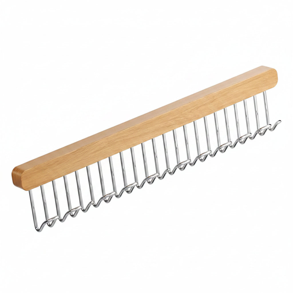 Space-Saving Pull-Out Closet Rod for Efficient Wardrobe Organization 7