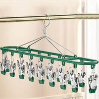 Stainless Steel Clothes Drying Rack with Windproof Hook - Space-Saving Laundry Rack 8