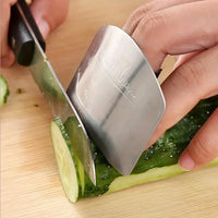 Stainless Steel Finger Guard - Kitchen Safety Tool for Slicing & Chopping 0