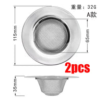 Stainless Steel Kitchen Sink Strainer - Durable Drain Filter for Clogs 10