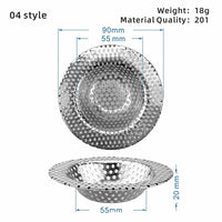 Stainless Steel Kitchen Sink Strainer - Durable Drain Filter for Clogs 19