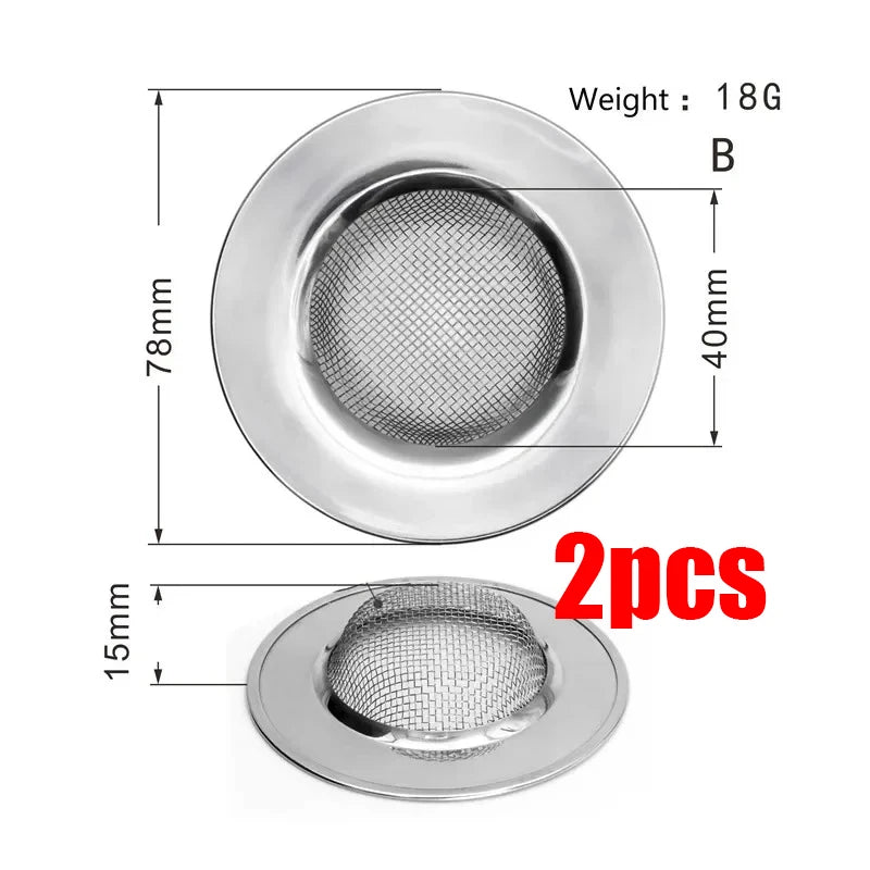 Stainless Steel Kitchen Sink Strainer - Durable Drain Filter for Clogs 20