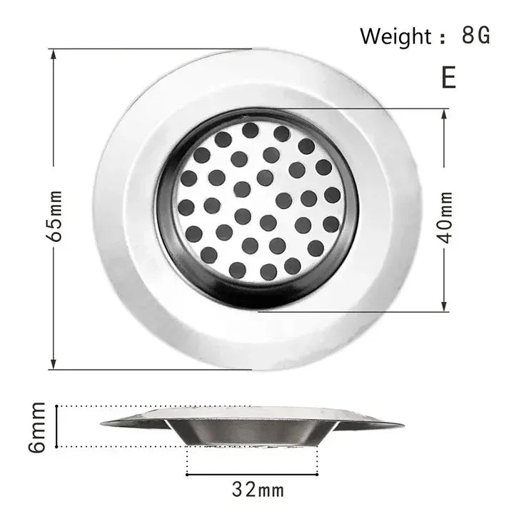 Stainless Steel Kitchen Sink Strainer - Durable Drain Filter for Clogs 21