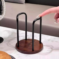 Stylish Bamboo Cup Holder Stand - Space-Efficient Organizer for Mugs 4