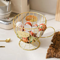 Stylish Metal Coffee Pod Holder - Large Capacity K Cup Storage Organizer 1