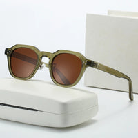 Stylish Retro Polarized Sunglasses for Men & Women - Ultralight TR90 Frame 0