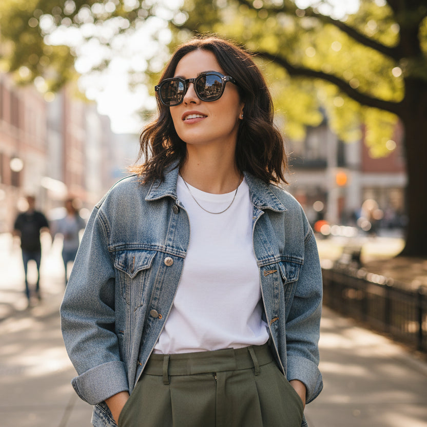 Stylish Retro Polarized Sunglasses for Men & Women - Ultralight TR90 Frame 1
