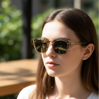 Stylish Retro Polarized Sunglasses for Men & Women - Ultralight TR90 Frame 2