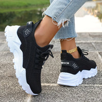Stylish Women's Casual Knit Sneakers - Breathable & Lightweight Walking Shoes 4