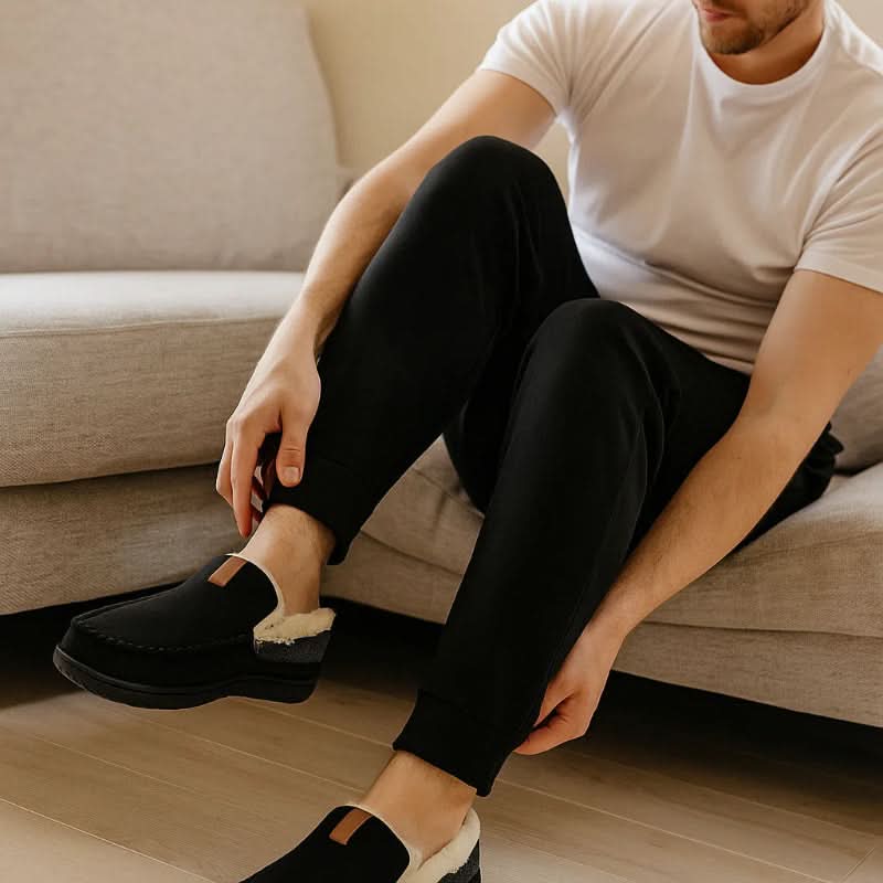 TERRAWOOL – Warm Men's Slip-On Shoes Made of Man-Made Wool 2