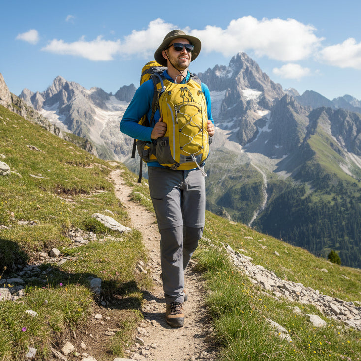 TRAILPACK - Lightweight Outdoor Backpack for Comfortable and Protected Adventures on the Go 2