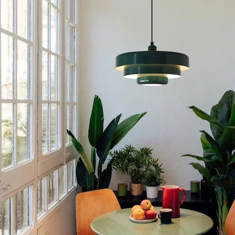 TRILORA – Elegant three-level pendant light in macaron colors 2