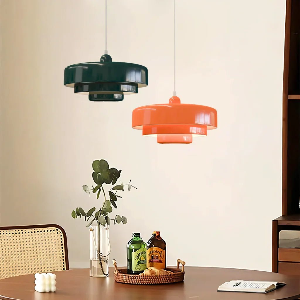 TRILORA – Elegant three-level pendant light in macaron colors 4