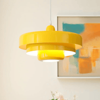 TRILORA – Elegant three-level pendant light in macaron colors 9
