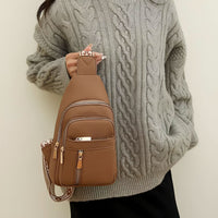 POISEPORT – Elegant Multi-Pocket Shoulder Bag for Organized Carrying