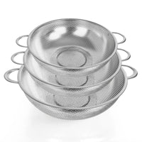 TastyWay - Stainless Steel Colander Set, Durable Kitchen Strainer for Pasta & Vegetables 0