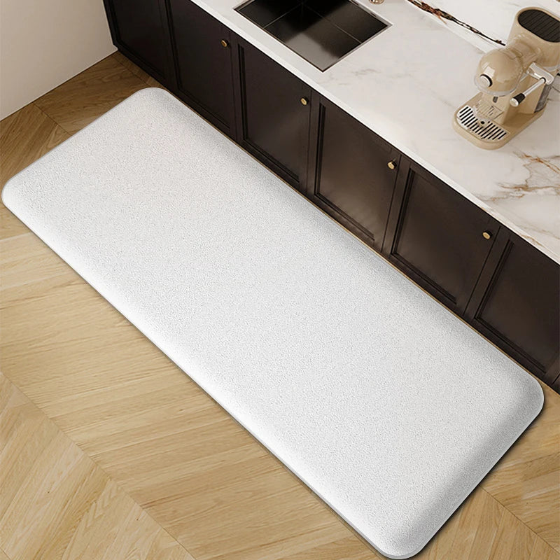 Thickened Non-Slip Kitchen Mat - Absorbent Flannel Floor Rug for Comfort 8