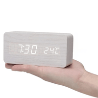 TimberGlow - Digital Alarm Clock with LED Display & Natural Wood Design 12