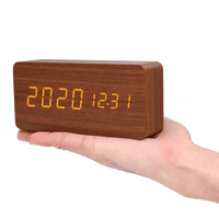 TimberGlow - Digital Alarm Clock with LED Display & Natural Wood Design 9