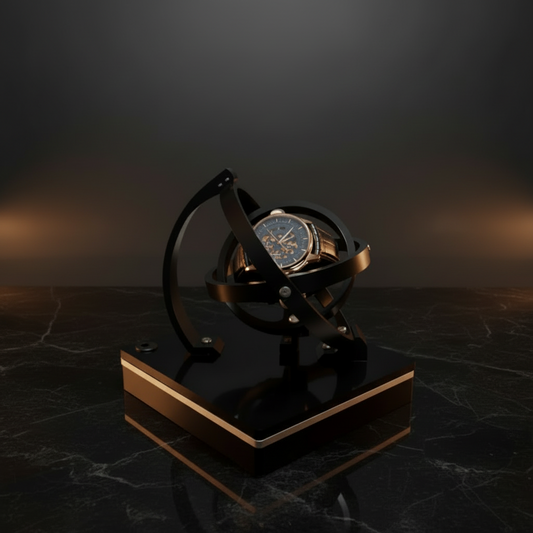 Timekeeper - Automatic Watch Winder Box with Quiet Motor & Luxurious Design 0