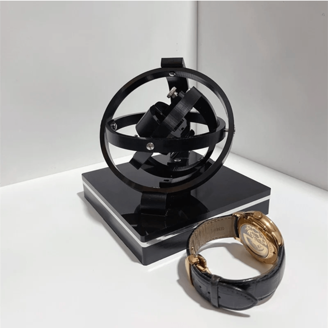 Timekeeper - Automatic Watch Winder Box with Quiet Motor & Luxurious Design 2