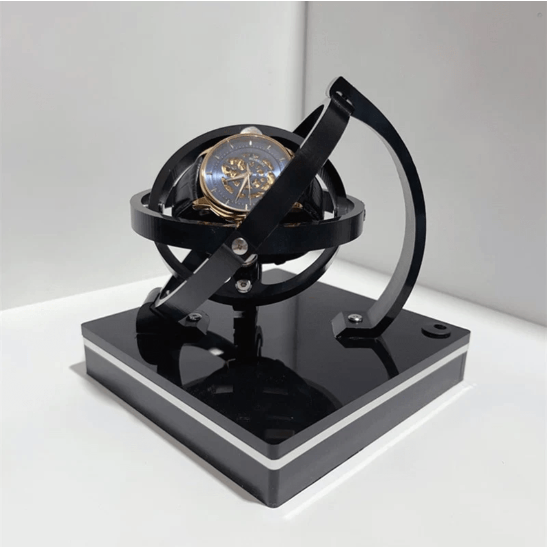 Timekeeper - Automatic Watch Winder Box with Quiet Motor & Luxurious Design 5