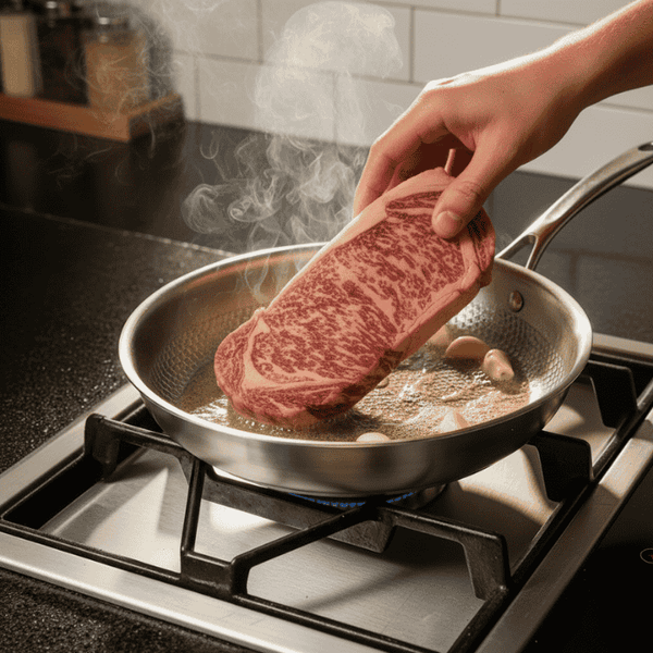 STEELARA – Poêle en titane anti-rayures revêtement antiadhésif
