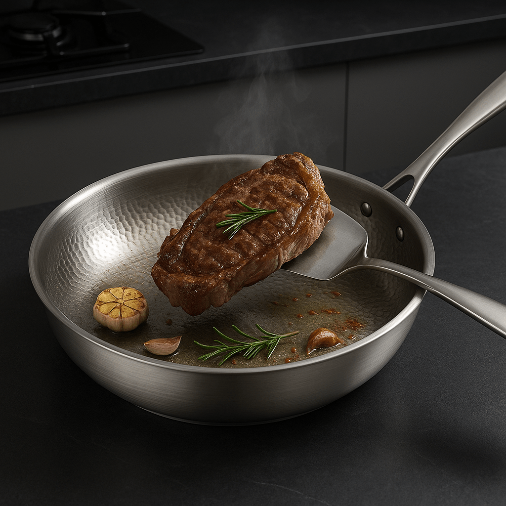 TitanForge - Best Titanium Frying Pan, Scratch-Resistant, Quick Heating 5